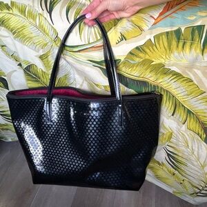 Kate Spade Black and Pink Tote Bag